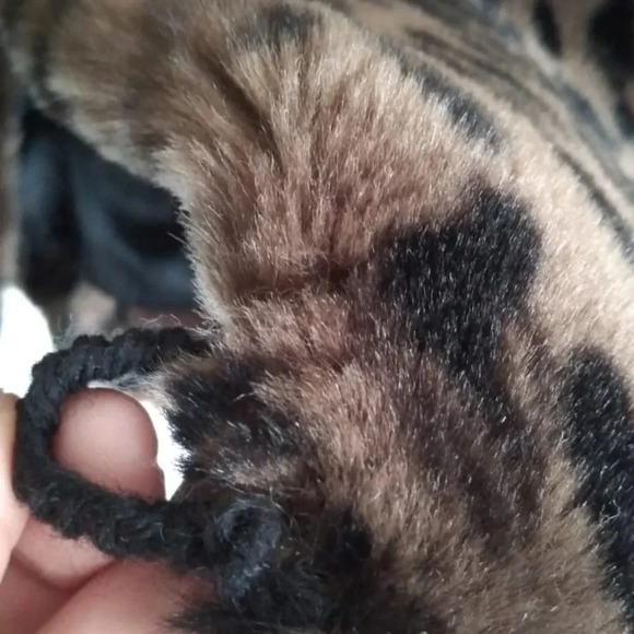 Vintage Jean  Claude Paris Animal Print Faux Fur Oversized jacket/coat - Picture 8 of 14